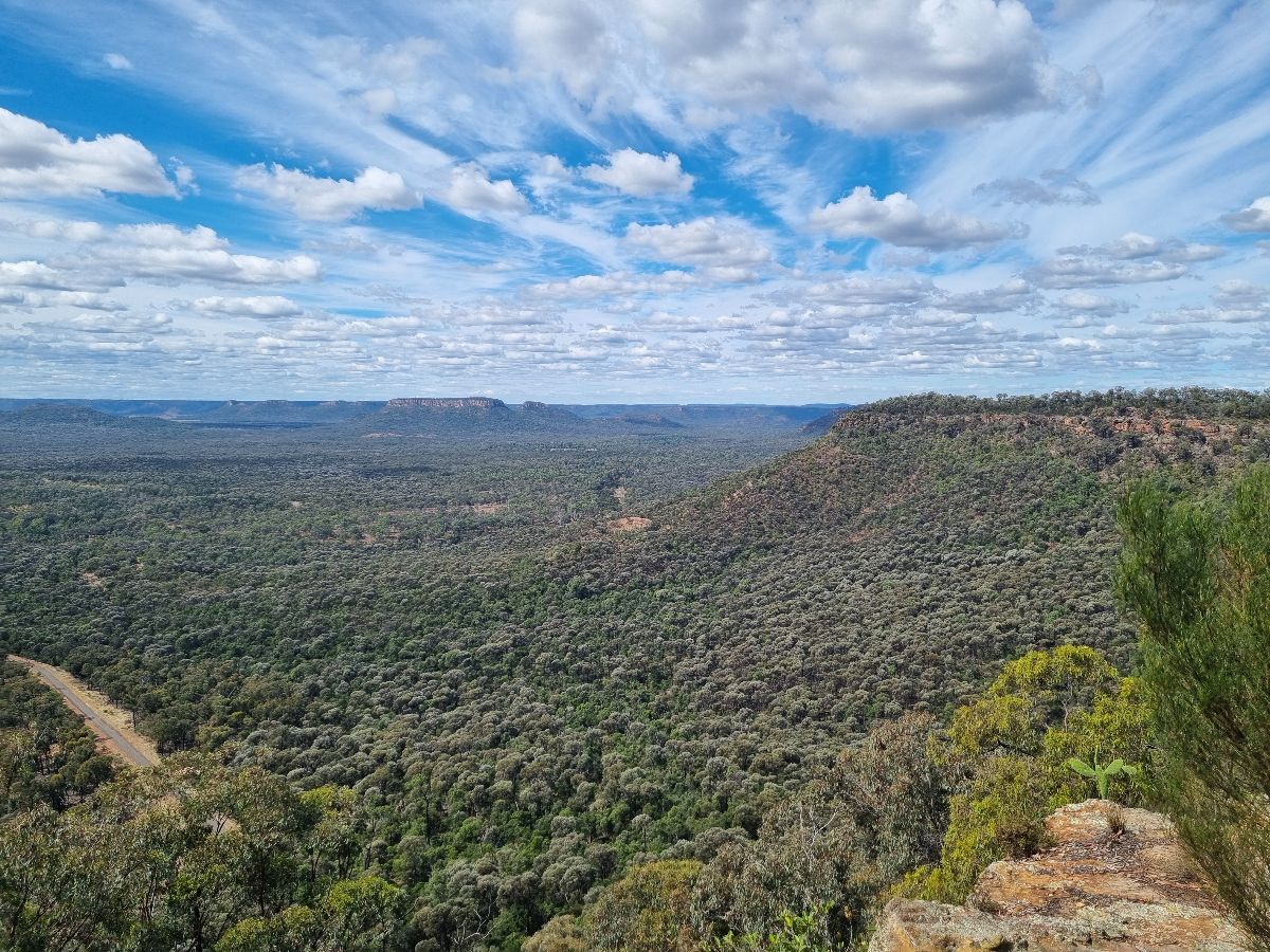 On the way to Carnarvon Gorge