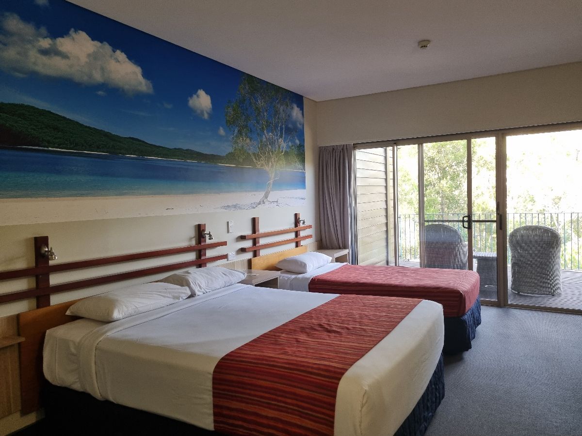 Our room at the Kingfisher Resort on Fraser Island