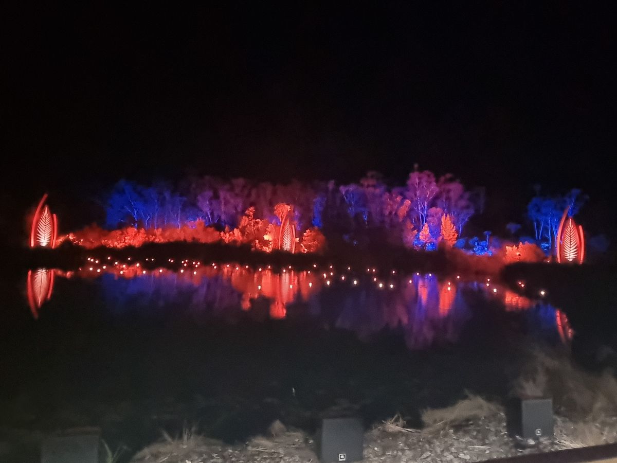 Sound & Light show at the resort.