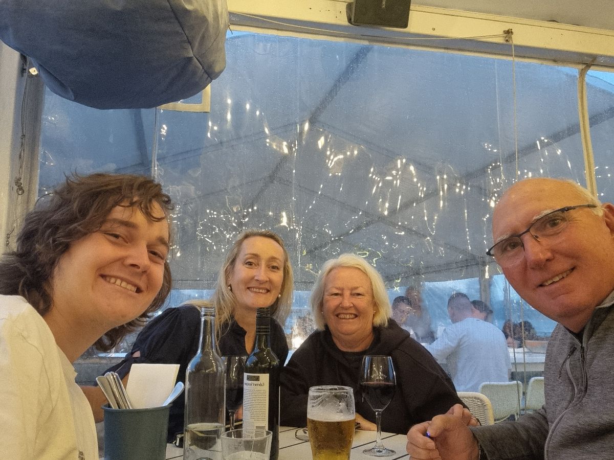 Catching up with Pippa and Xavier