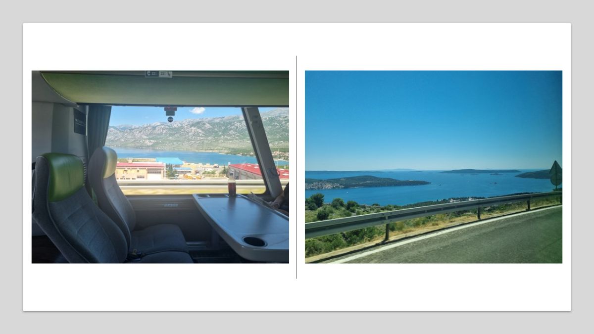 En route to Split, Croatia