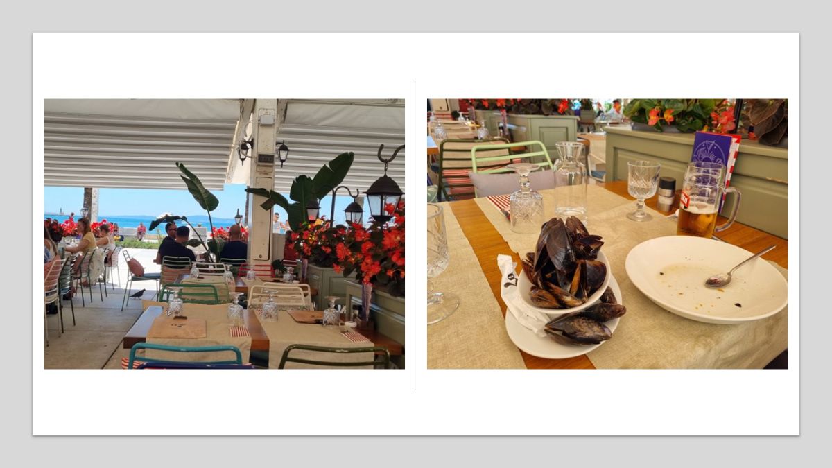 Lunch on Pjaca (on the waterfront)