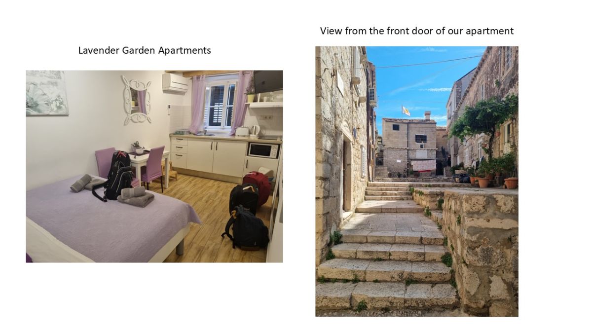 Our apartment in Dubrovnik