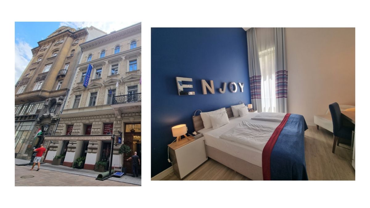 After our cruise we moved into an hotel in Budapest