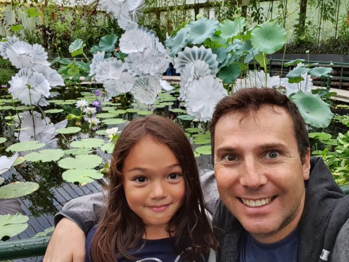 Keith's son Rob with Rosie, his eldest daughter - it is so good to get photos of them!