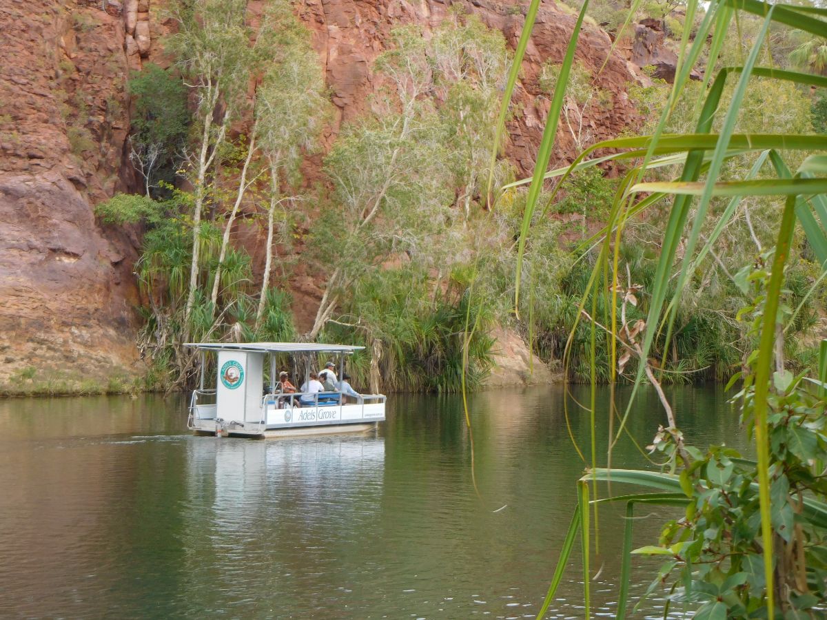 We took a boat ride