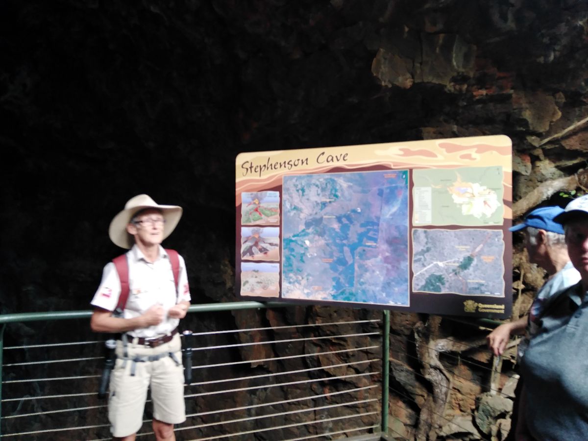 We took a guided tour of the Undarra Lava Tubes