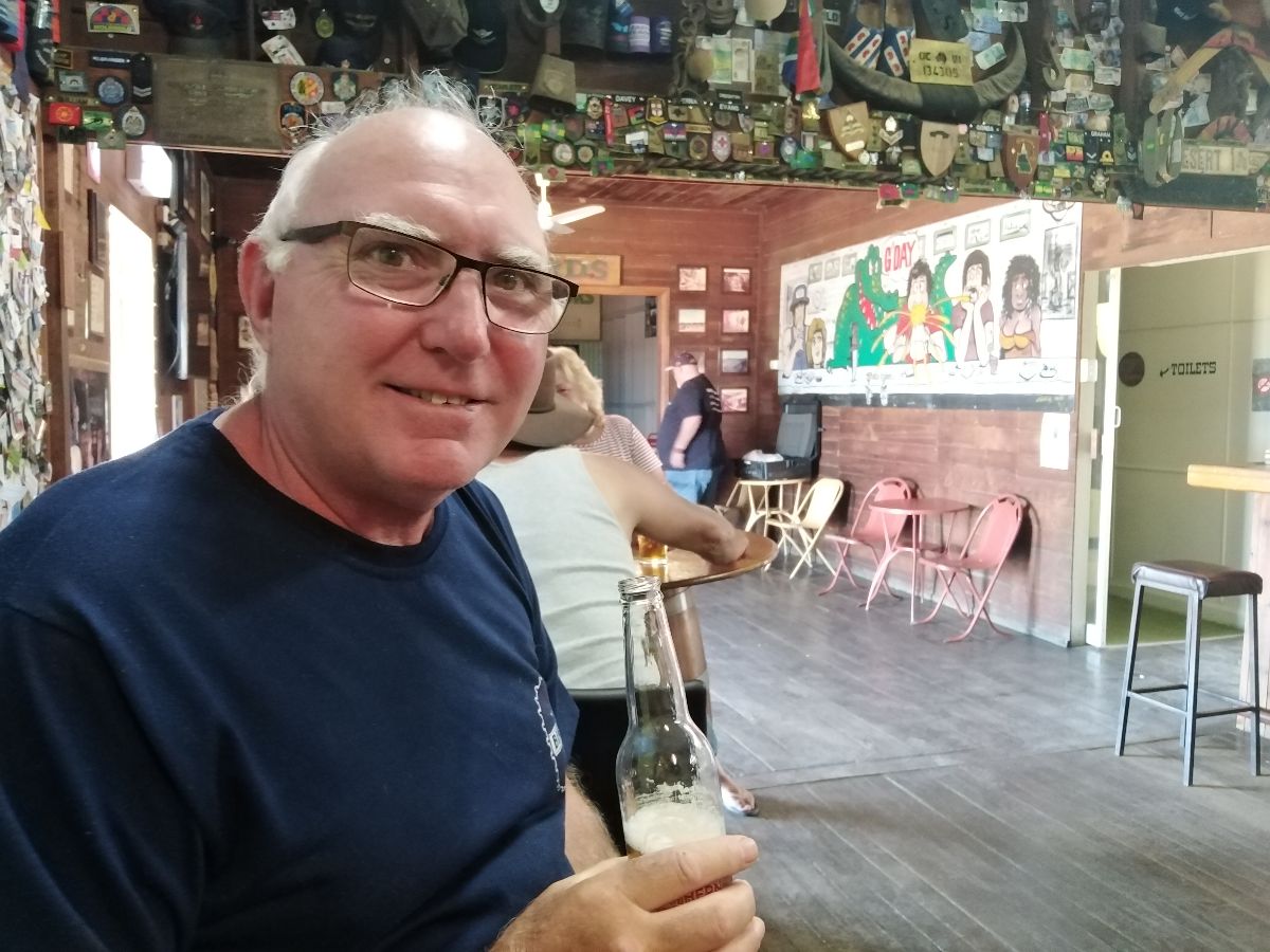 We stopped at the Walkabout Creek Hotel