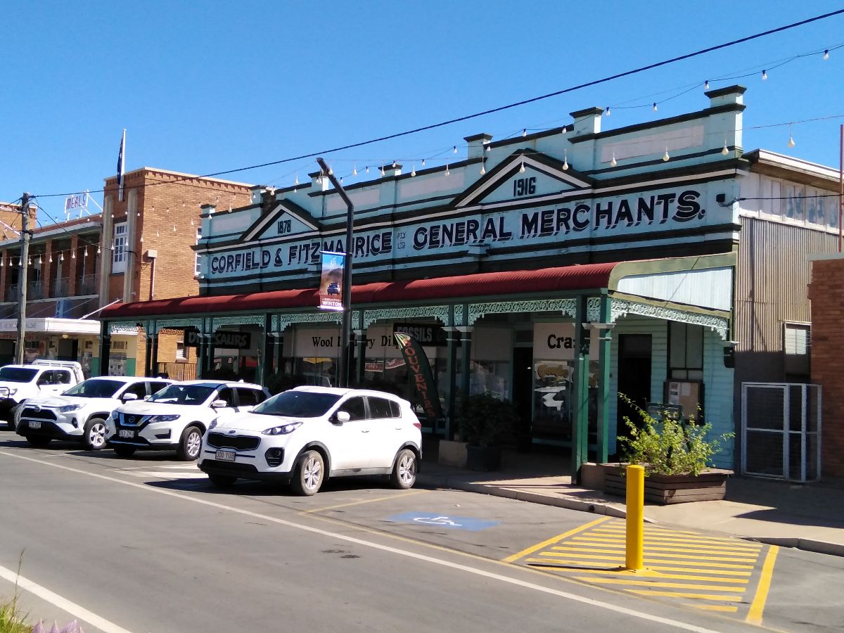 Historic main street of Winton