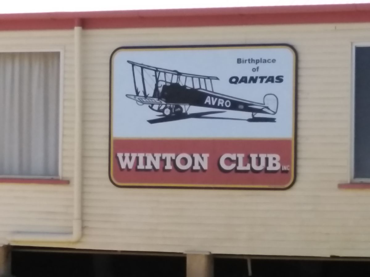And next to Winton, where QANTAS started