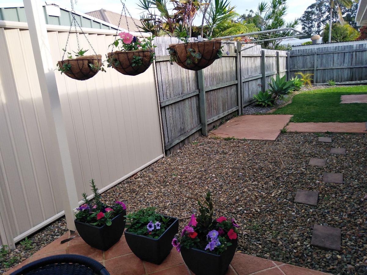 Added some hanging baskets
