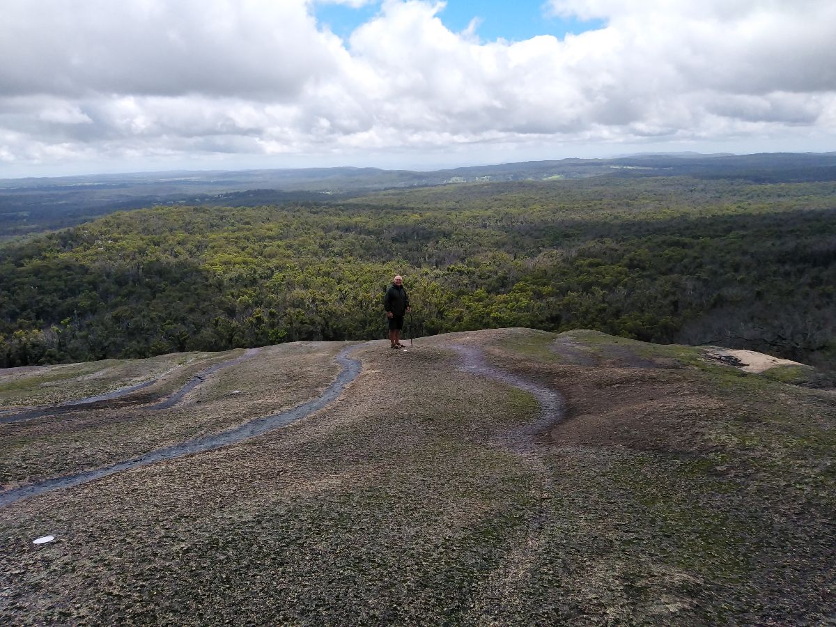 At the summit Bald Rock NP
