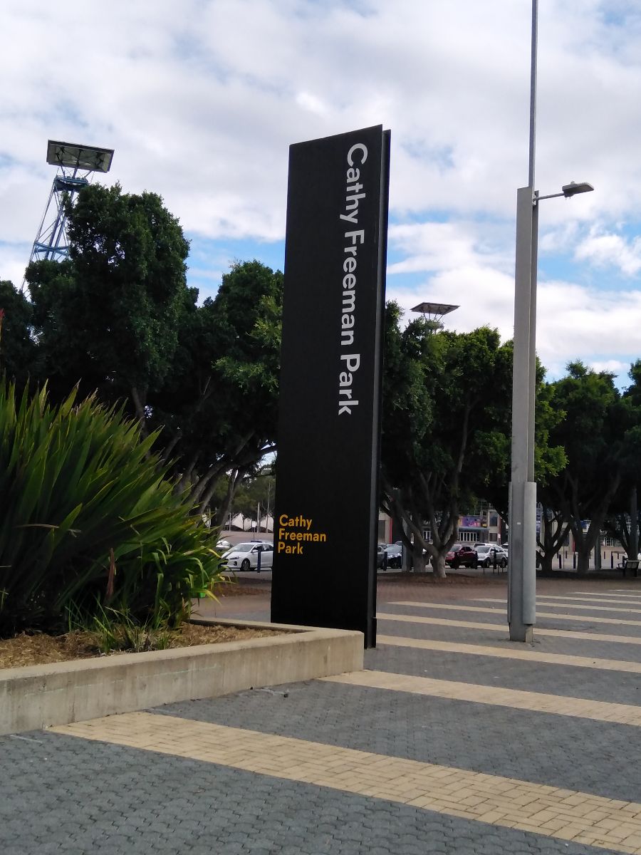 We visited Olympic Park in Sydney