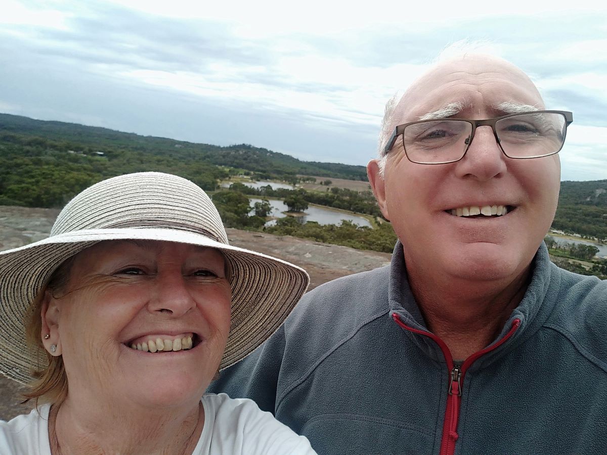 A bad selfie at the Sow and Pigs, Foxbar Falls