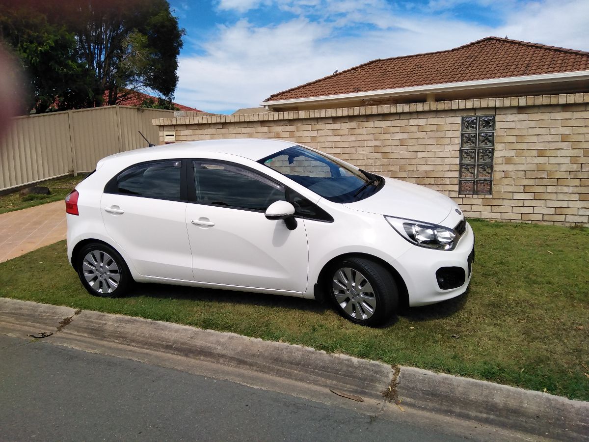 ... and a little Kia Rio as a runabout