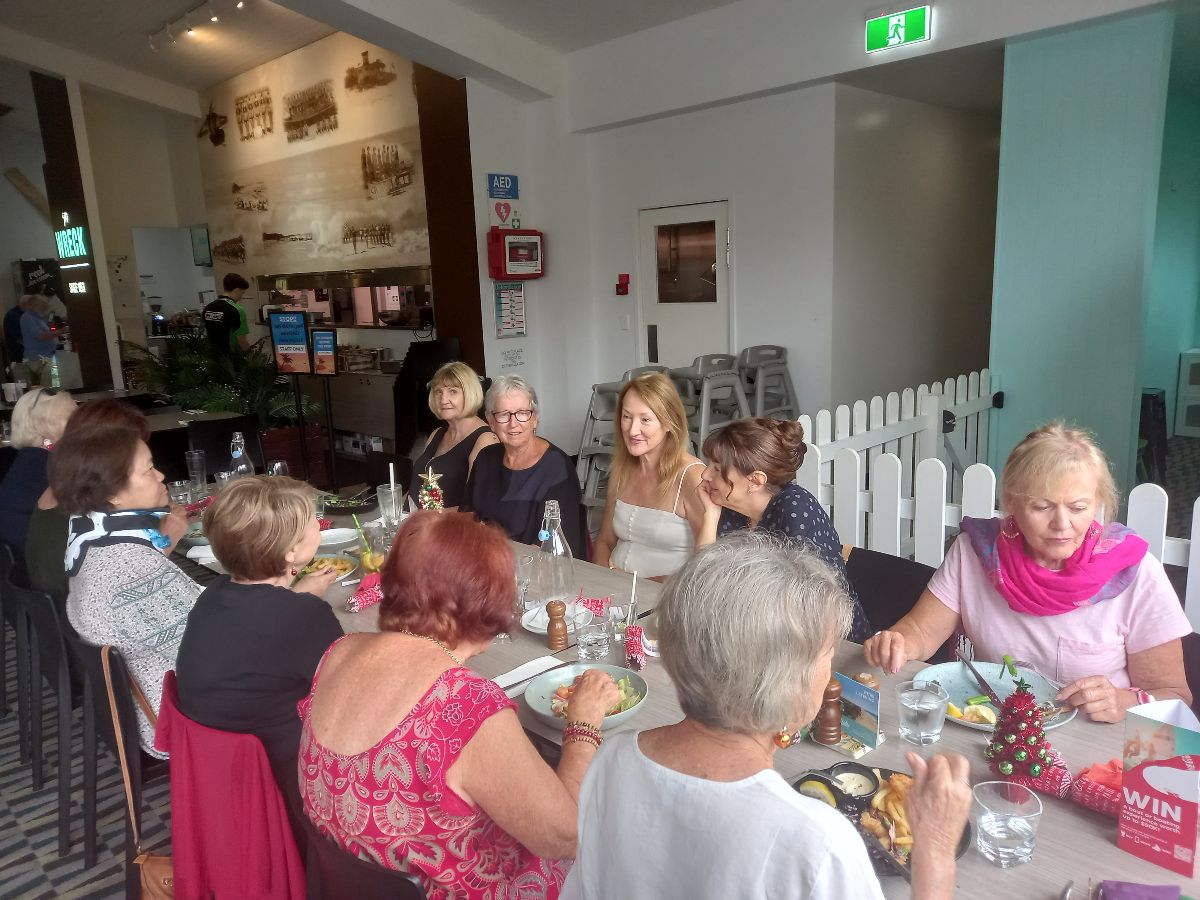 Our yoga group Xmas party