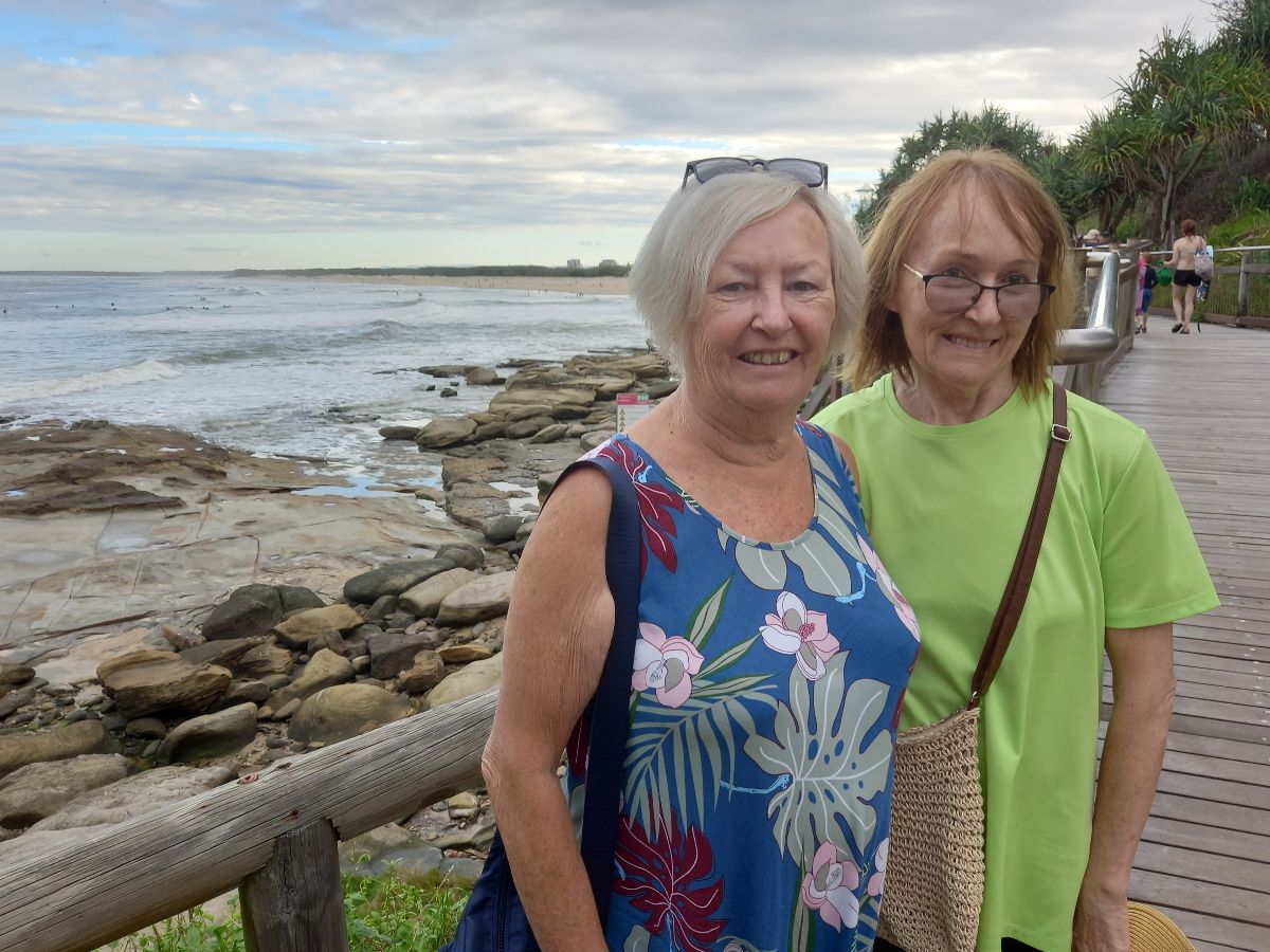 Christine & Carol on Sunshine Coast