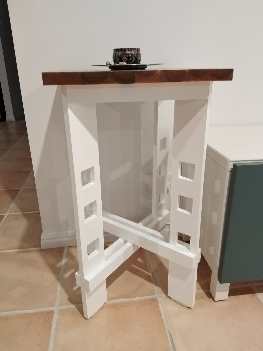 ... and a side table in the style of Charles Rennie Macintosh
