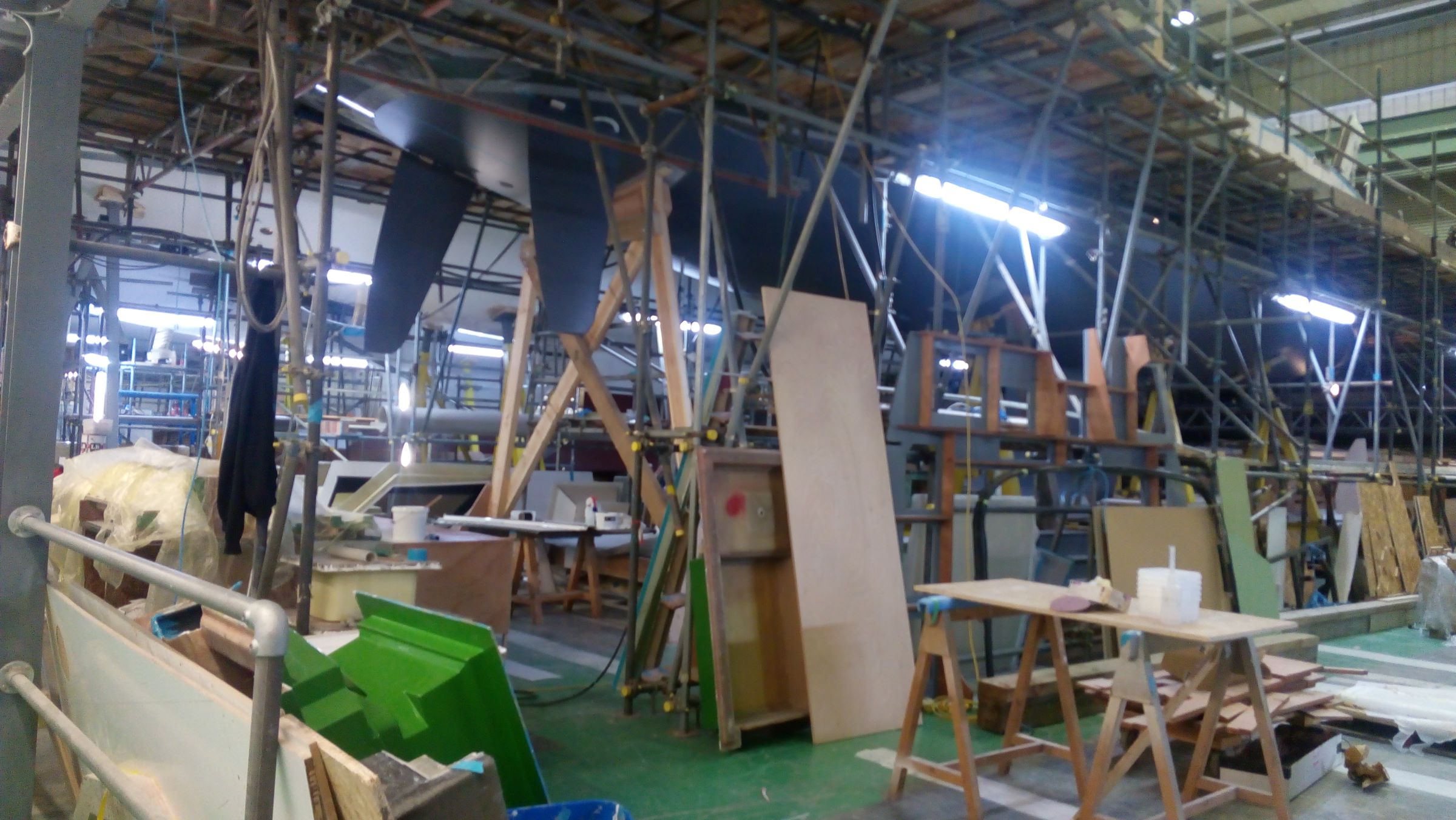Inside Oyster Yachts ship building