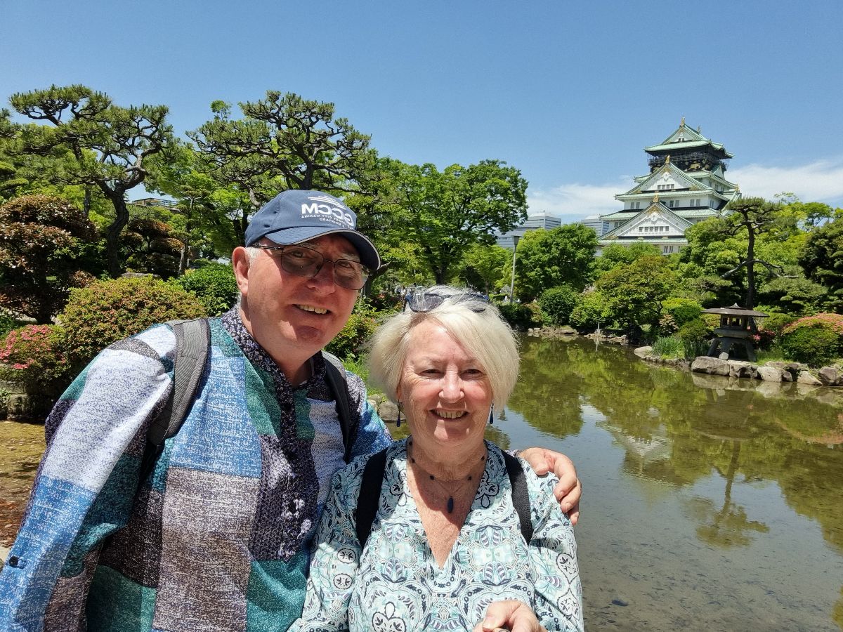 Osaka Castle.