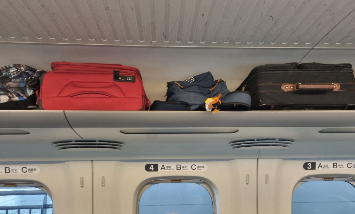 A travel case and back pack each for 4 weeks