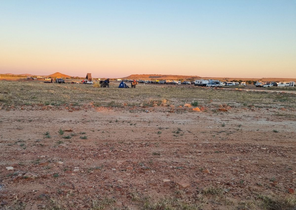 The camp site at Betoota.
