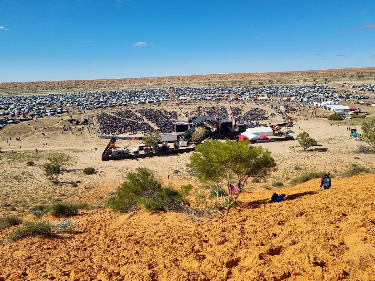'Bashville' - a huge enterprise in the middle of the desert.