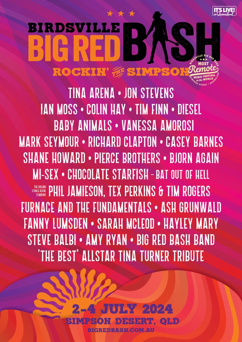 Big Red Bash poster