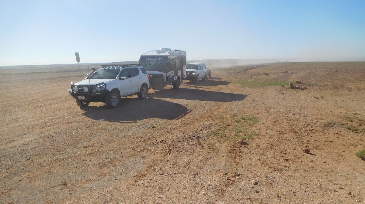 Ruth & Kelvin's set up on the road to 'Bashville'.
