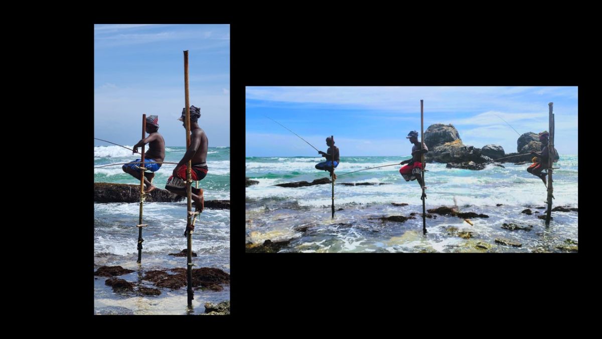 En route to Galle, the stilt fishermen of Koggala.