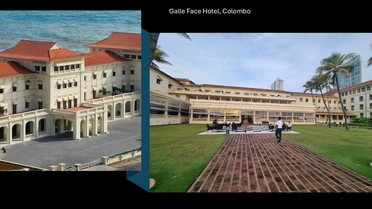 Our hotel in Colombo.