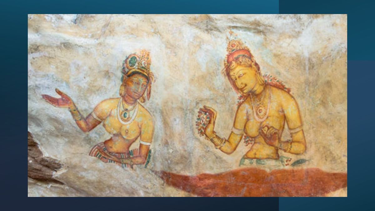 The frescoes.