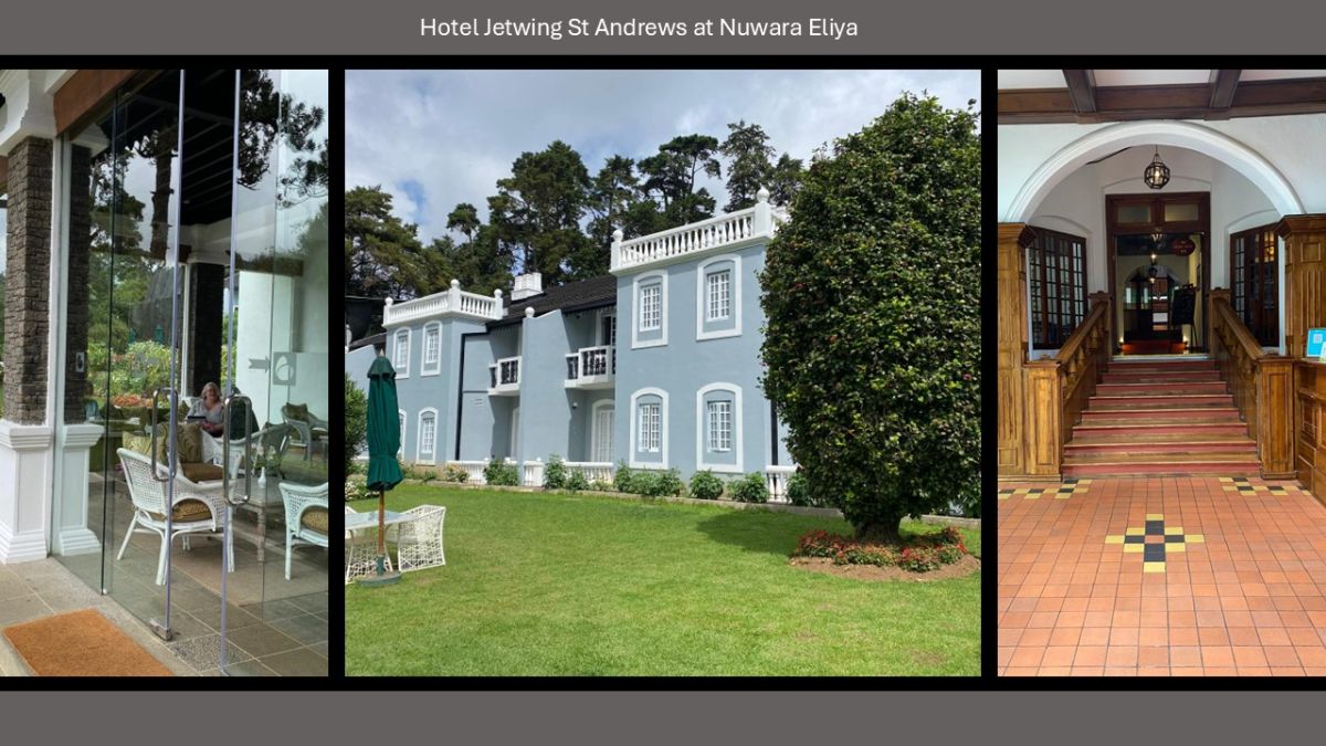 Our hotel in Nuwara Eliya.