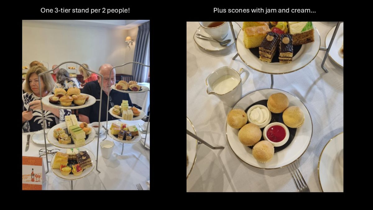And high tea!