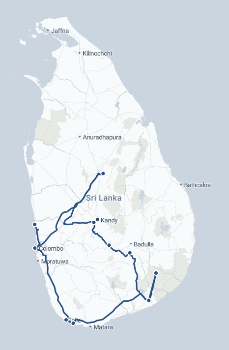 Sri Lanka Map