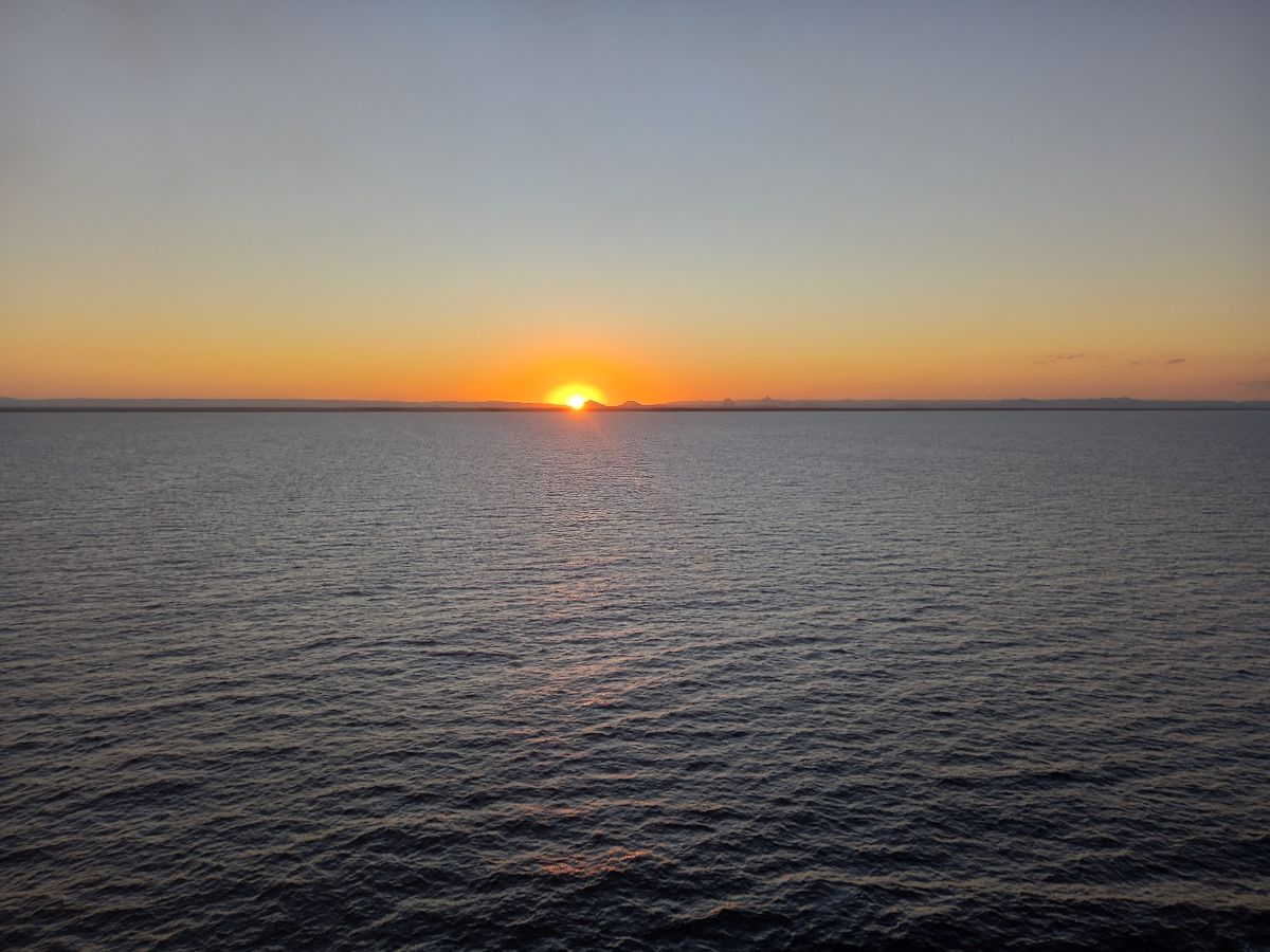 Another sunset at sea