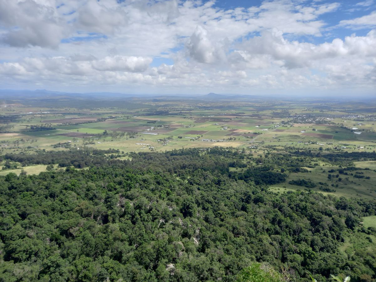 Hiking on the Scenic Rim.
