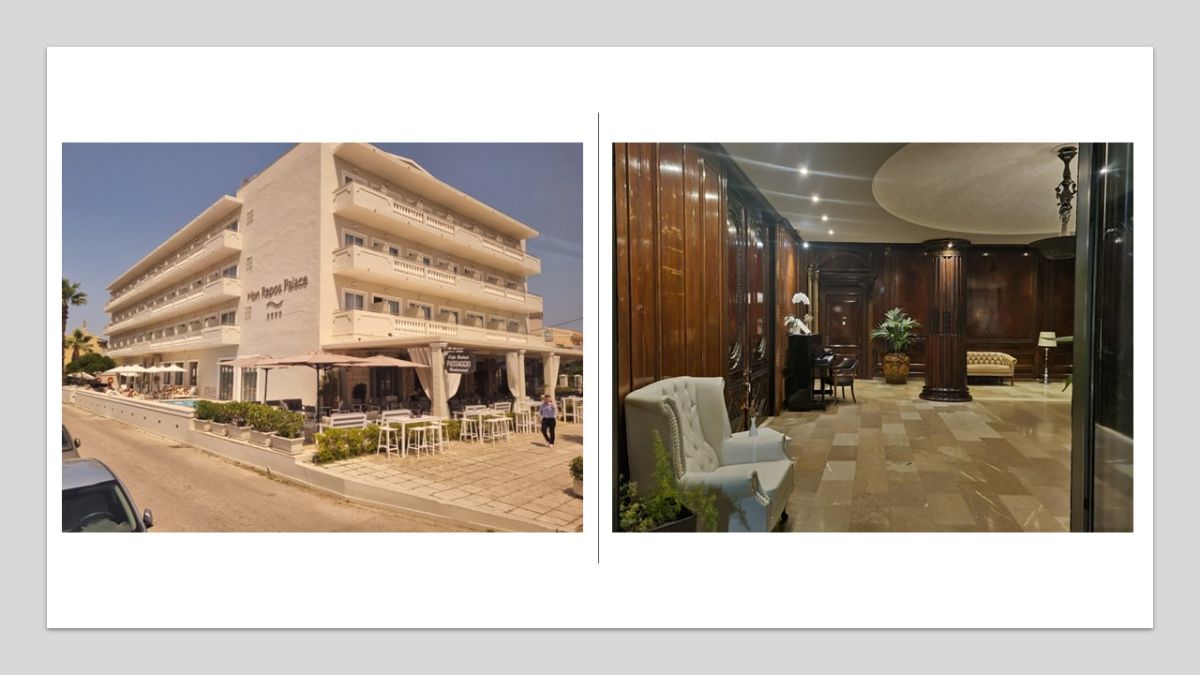 Our hotel in Corfu