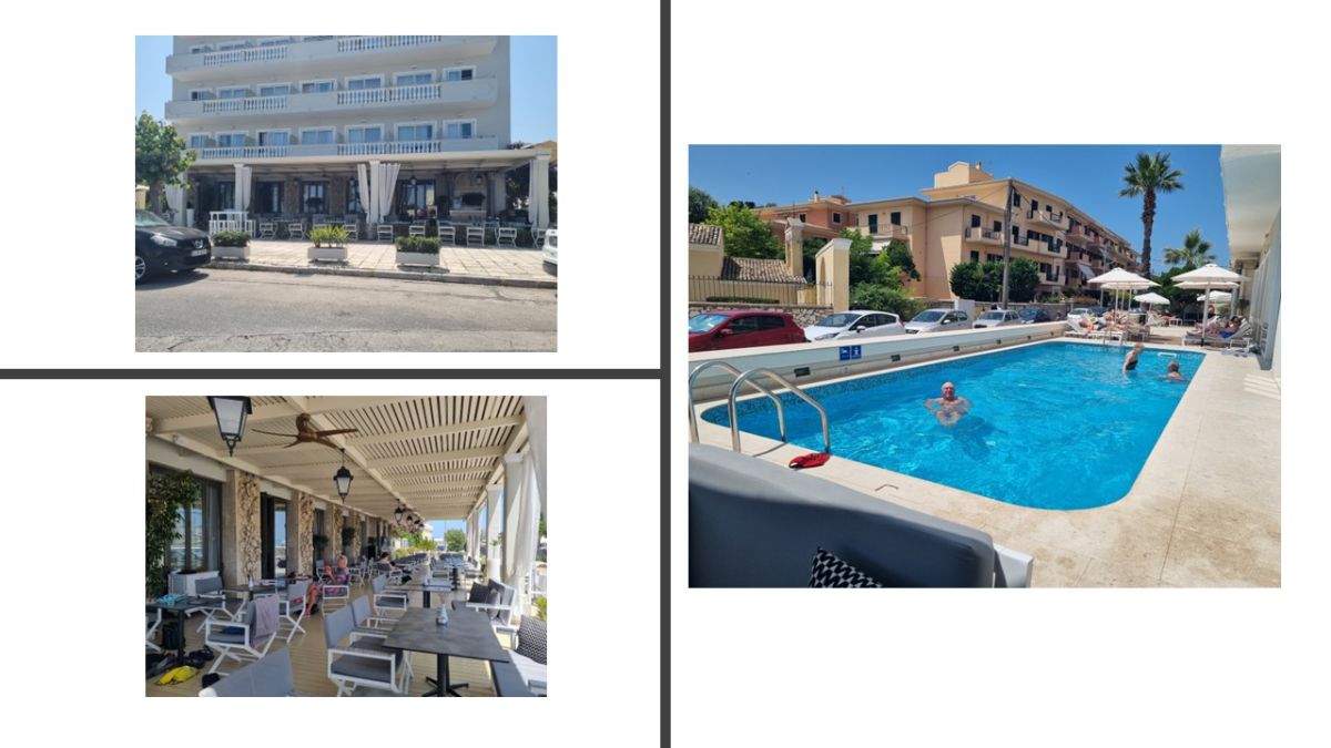 Our hotel in Corfu