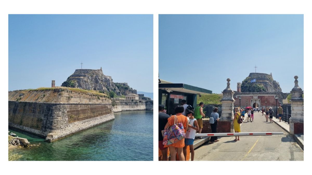 Hop-on hop-off bus tour of Corfu