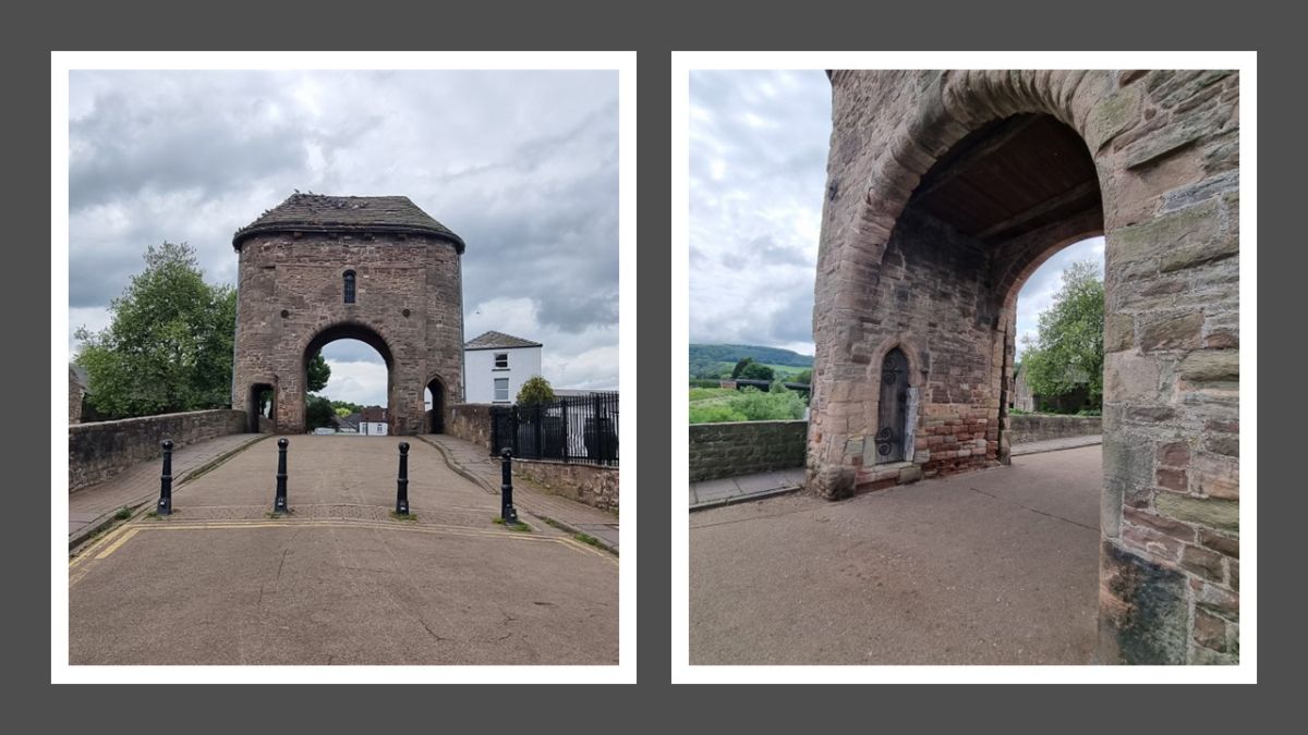The only remaining fortified river bridge in Great Britain with its gate tower standing on the bridge.