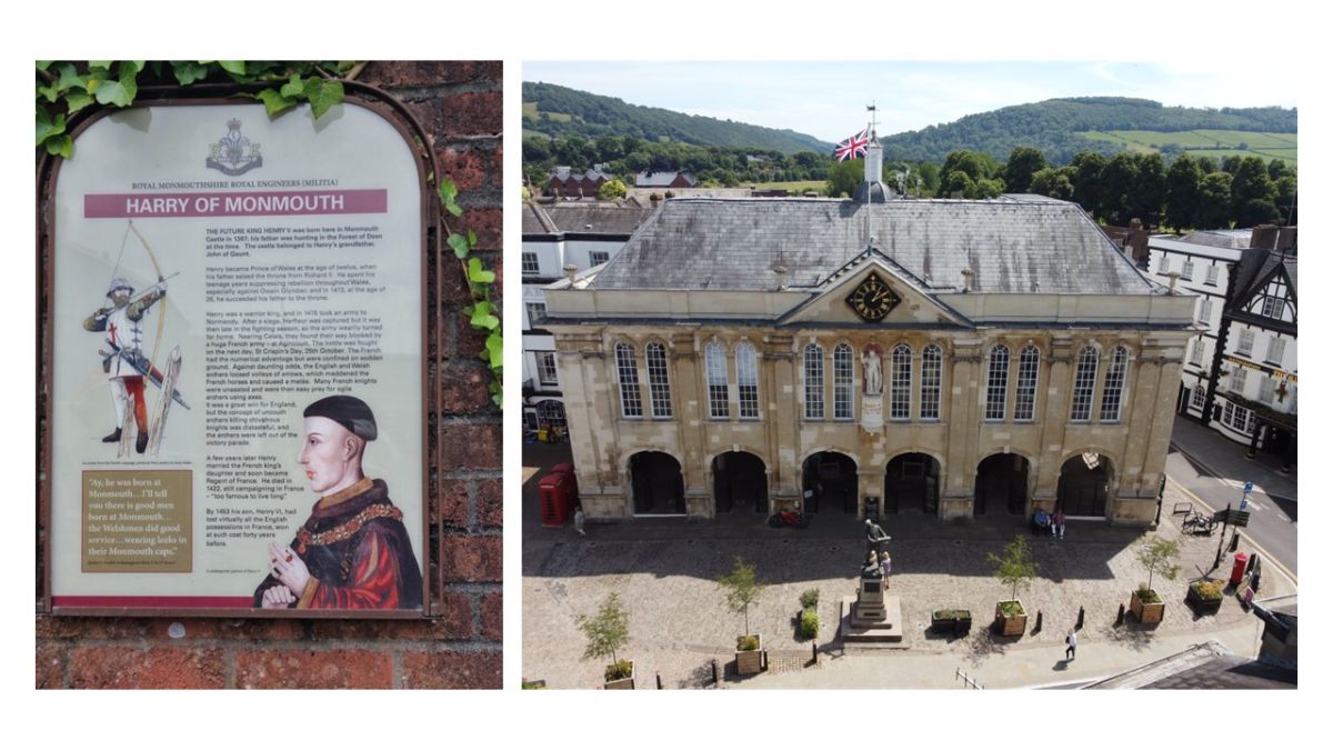 Monmouth Castle -King Henry V of Battle of Agincourt fame was born here