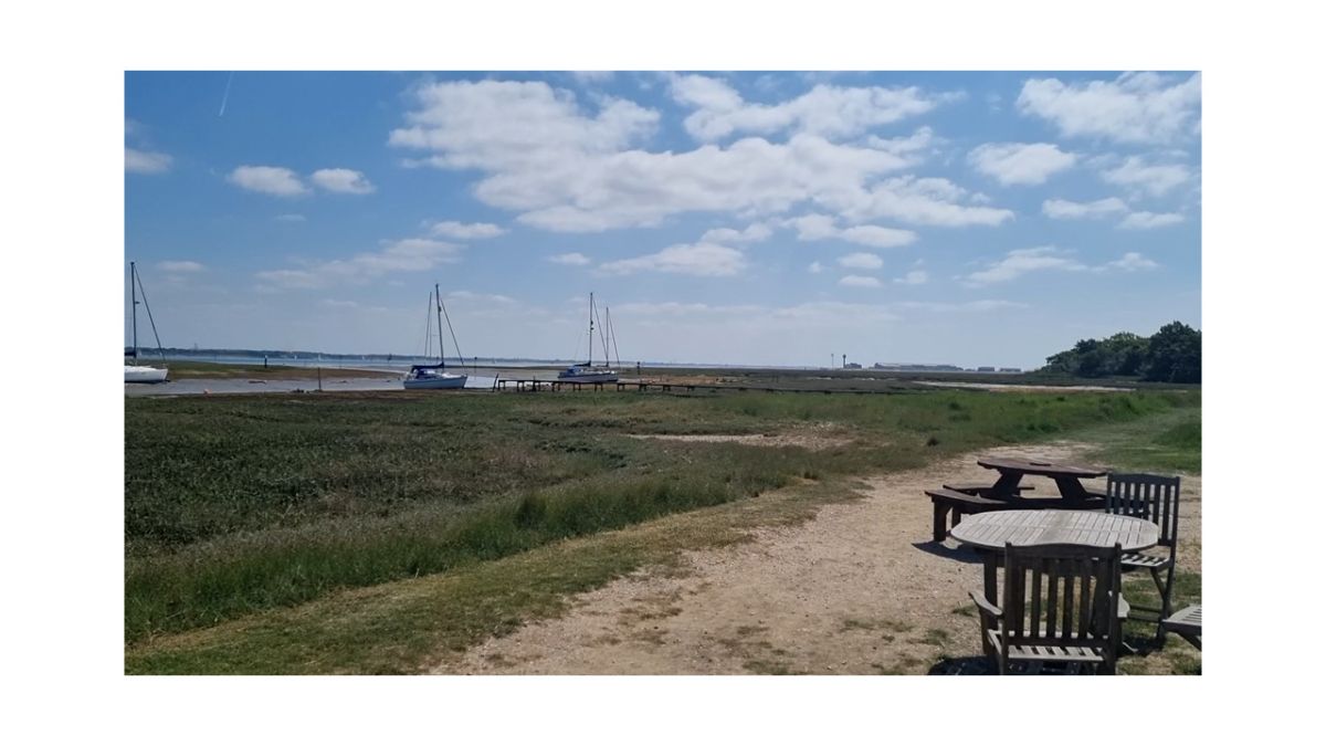 With a detour to our old yacht club at Ashlett on the Solent