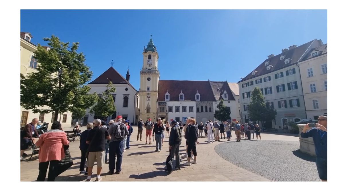 Walking tour of Bratislava