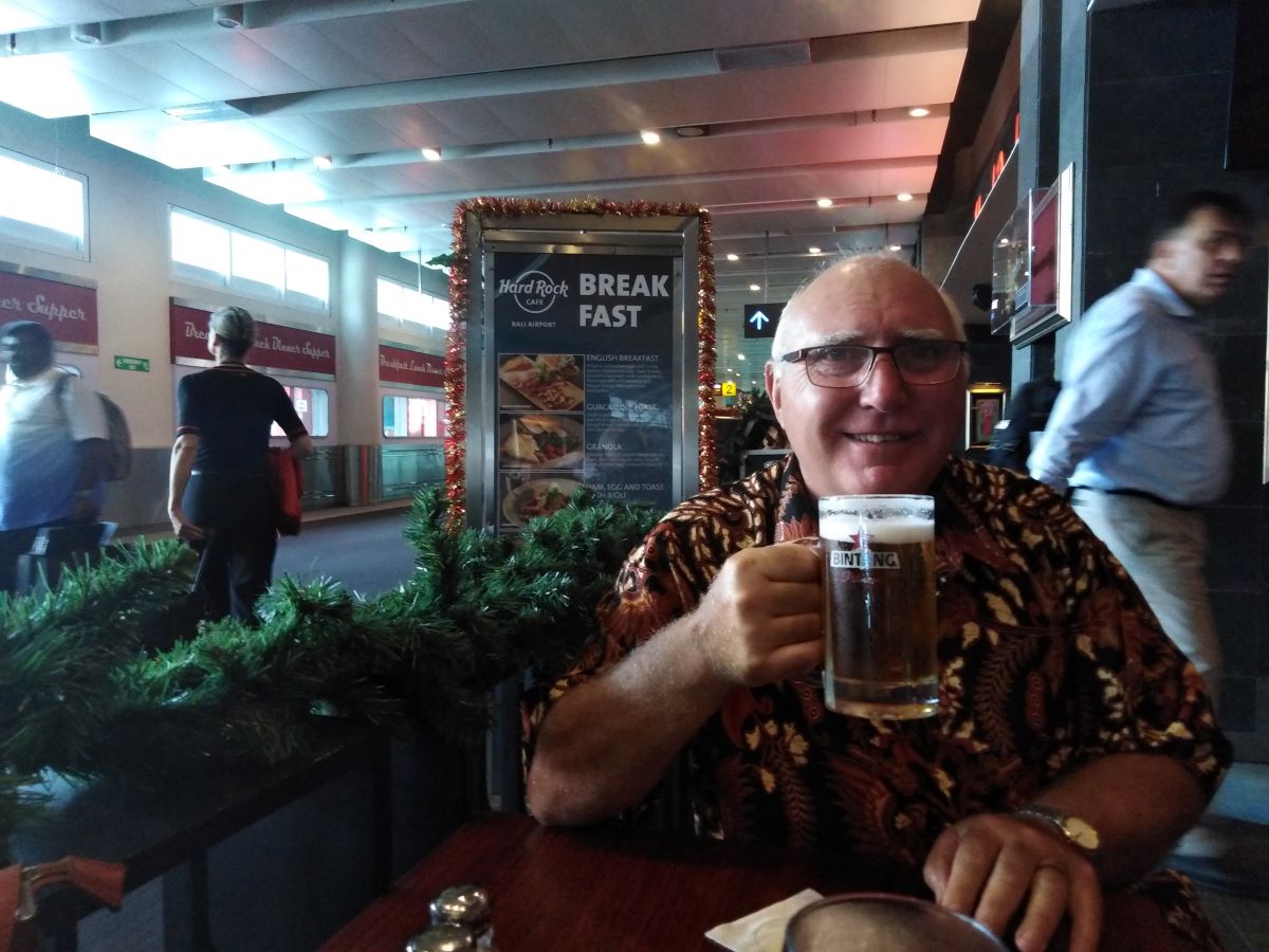 Keith's birthday - flying back to Brisbane 31Dec19