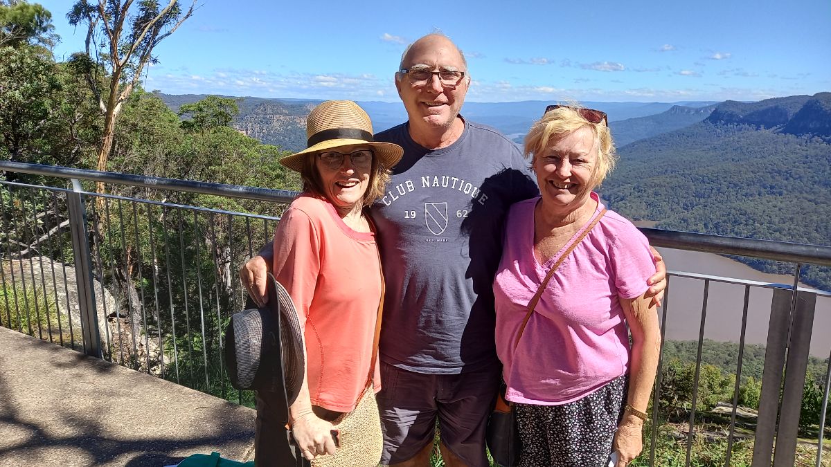 Before visiting Carol & Trevor in Sydney