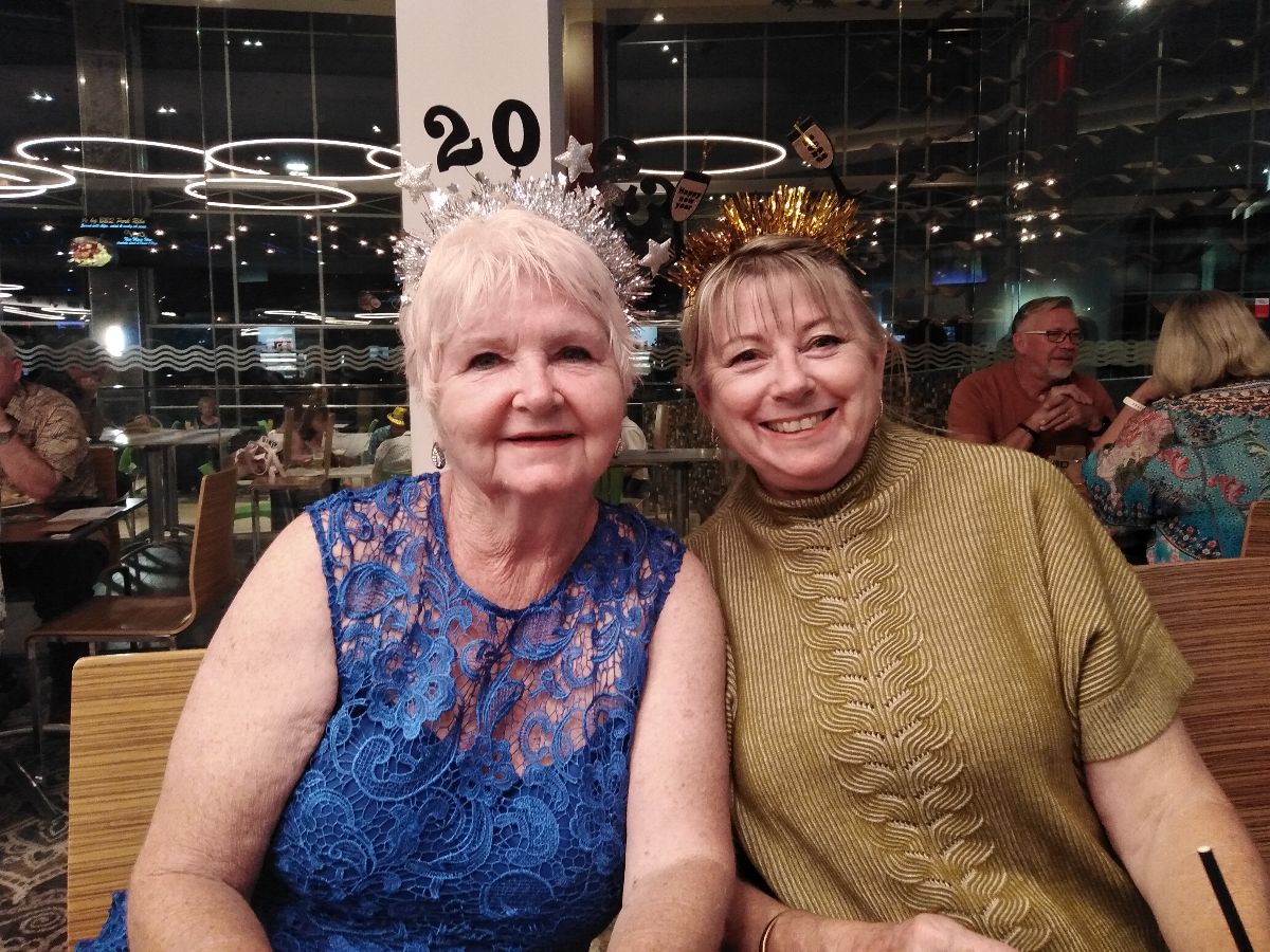 Gail with Lyn