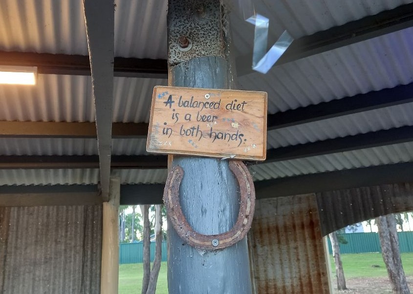 At the Milmerran Camp Ground