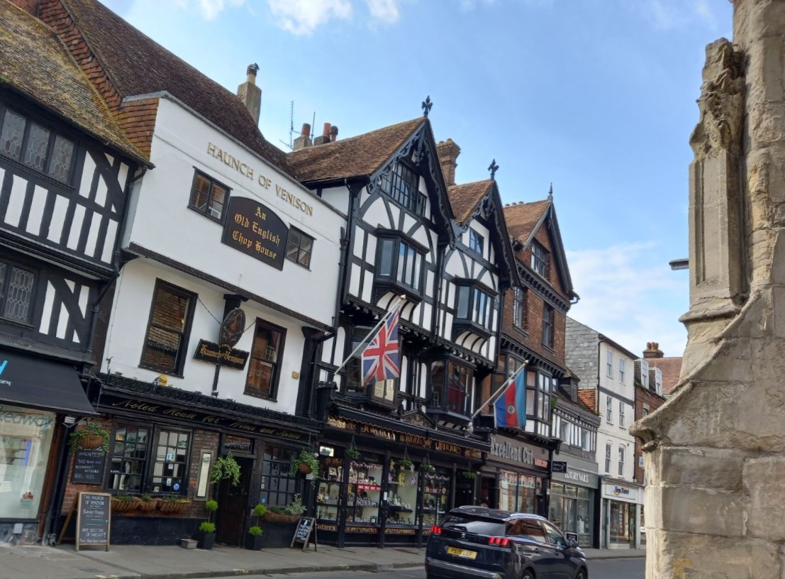A stop in Salisbury