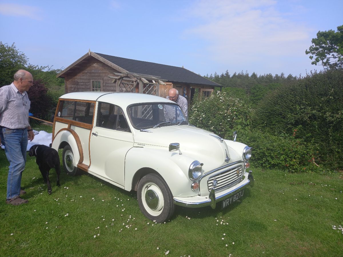... and Chris' Morris Minor!